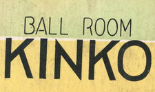 1930-40's KINKO BALL ROOM BALLROOM CLUB MATCHBOX MATCHBOOK LABEL AD F2a