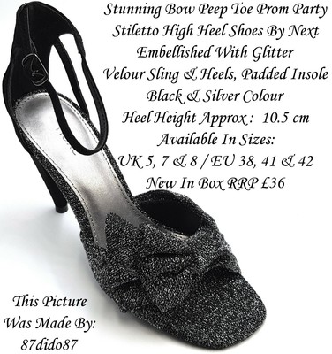 next glitter sandals