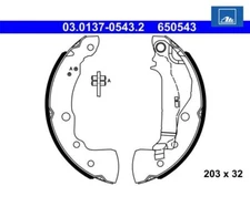 Brake Shoe Set ATE 03.0137-0543.2 for Nissan Micra V