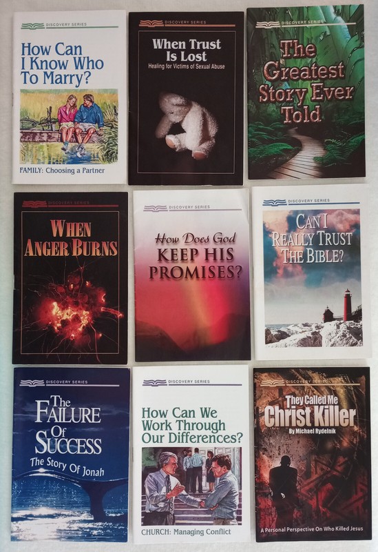 CHRISTIAN BIBLE STUDY GUIDE BOOKLETS RBC DISCOVERY SERIES SCRIPTURAL ANSWERS Q&A