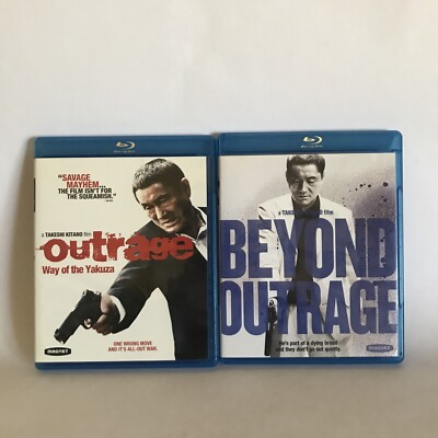 Beyond Outrage (2012) & Outrage (2010) Blu Ray Outrage 1 & 2 Takeshi Kitano