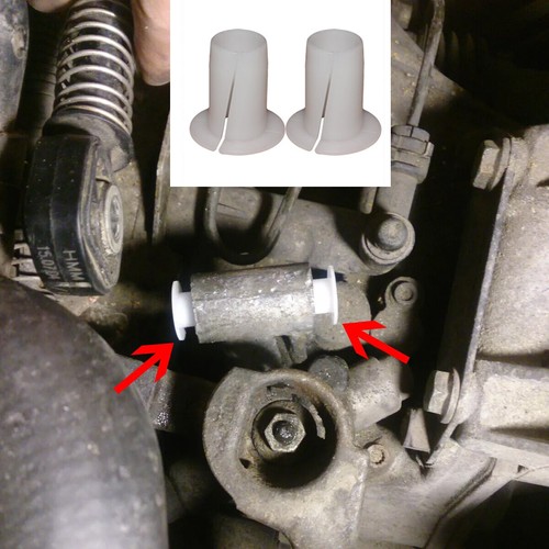 Gearshift lever Bearing Shell Cable Linkage Repair Bushing Kit For VW Golf 2006 - Picture 4 of 12