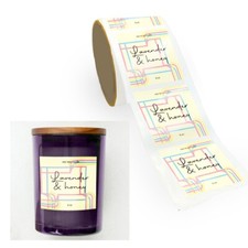 Square / Rectangle Custom Printed Stickers Labels Full Color Stickers  Labels