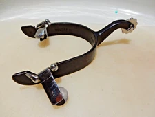 Used Mylers-Toklat I-20 Spurs, Right Side Only, Black Finish Steel