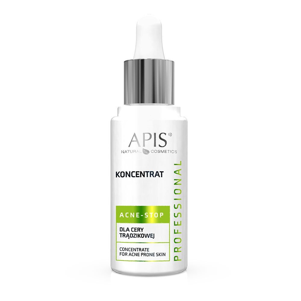 Apis Natural Cosmetics Acne-Stop Professional Concentrate For Oily Acne-Prone Skin 30 Ml - Image 2