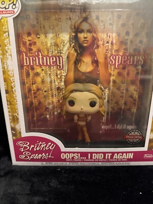 Funko Pop! Album Cover with Case: Oops!... I Did It Again! -BRITNEY SPEARS