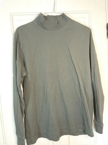 EDDIE BAUER MENS COTTON MOCK TURTLENECK 