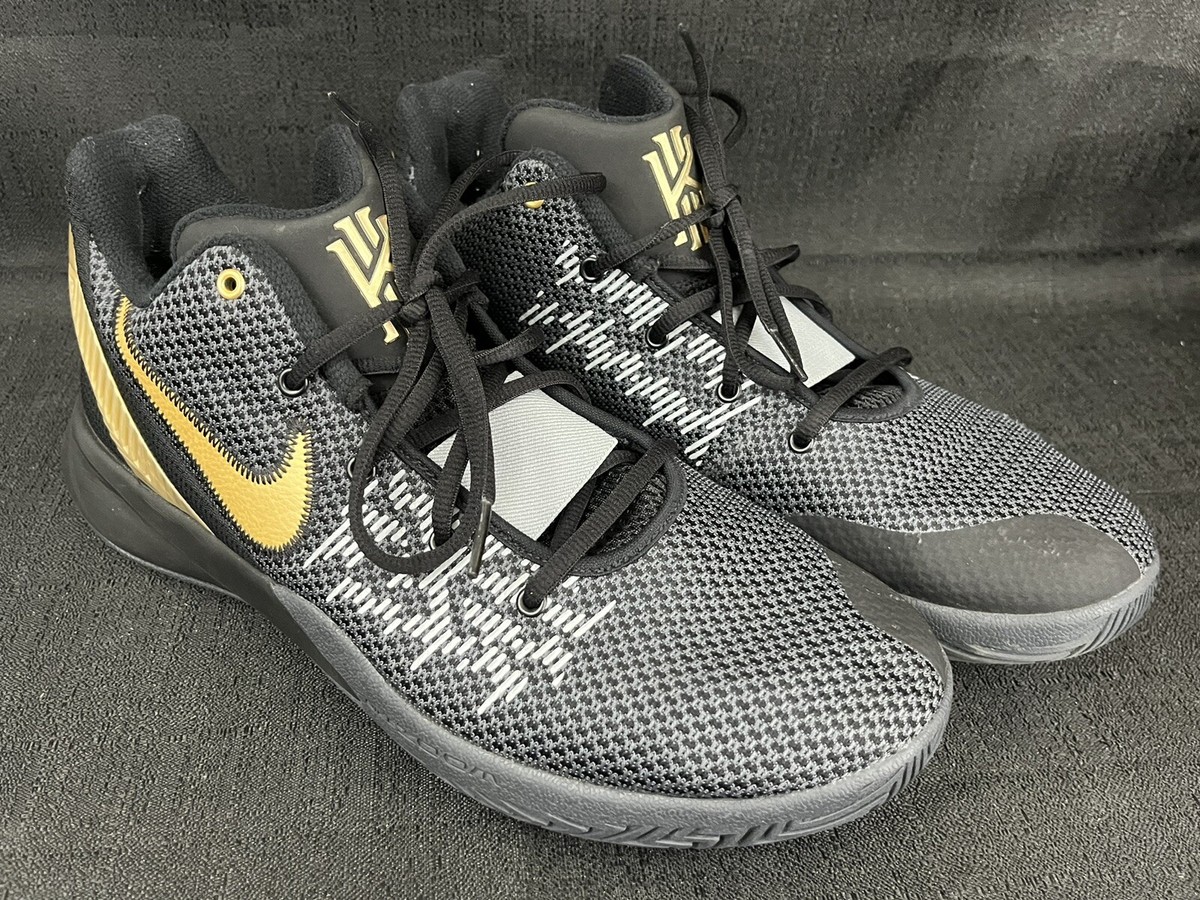 nike kyrie flytrap black and gold