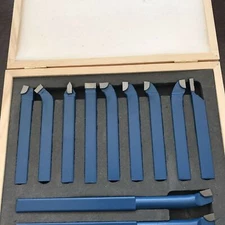 11 Pack Carbon Steel Lathe Turning Tool Carbide Inserts Carbide Turning Tool