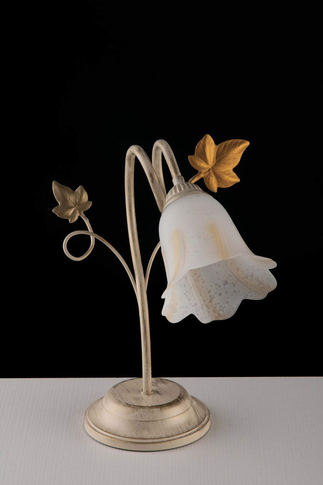 Scheda Tecnica Lumetto LGT Edera - Ferro Battuto Avorio Oro 1xE14