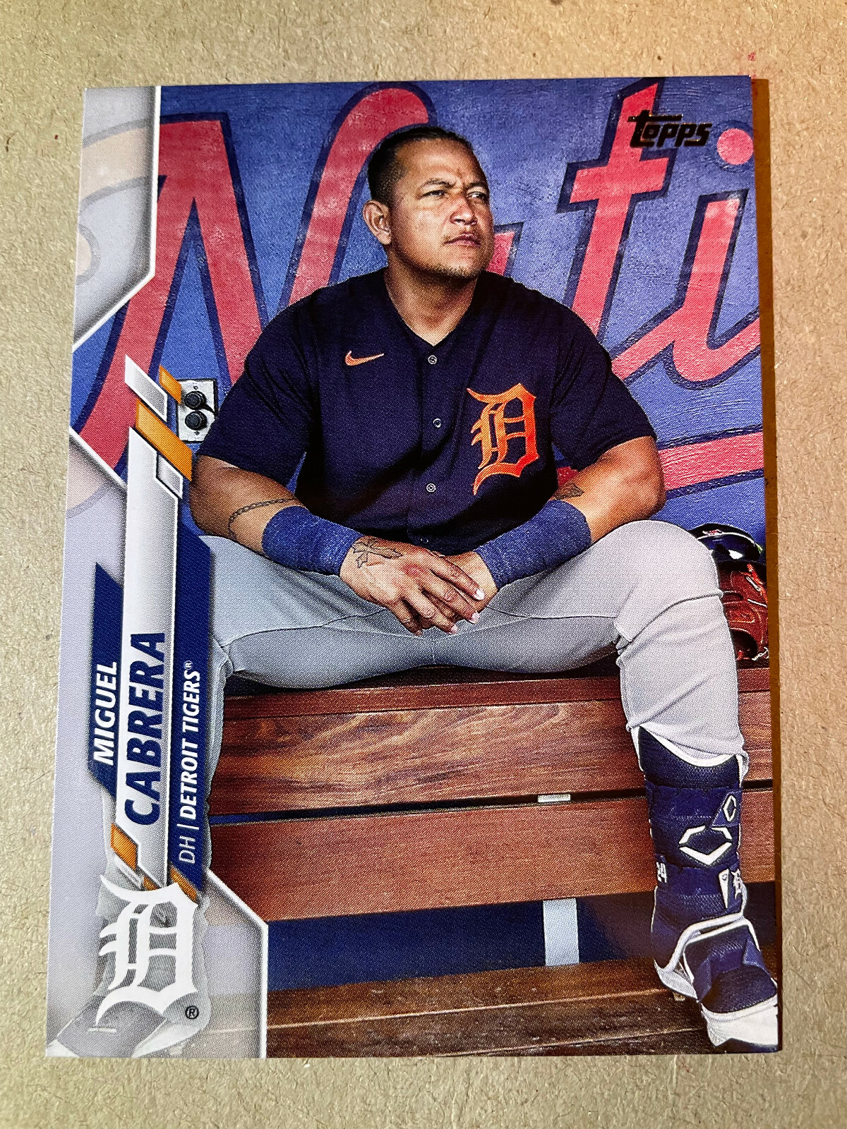 2020 MIGUEL CABRERA Topps Update Series Image Variation Detroit Tigers SP U-55