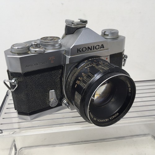 Konica Autoreflex T 35mm Camera With Konica Hexanon AR 52mm f 1.8 Lens  READ - Picture 1 of 12