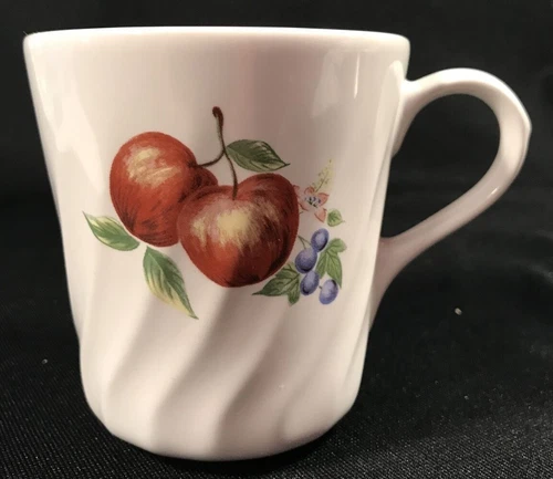 MULTIPLES Corelle Corning COORDINATES Chutney Fruit Coffee Mugs Cups Pear Apple