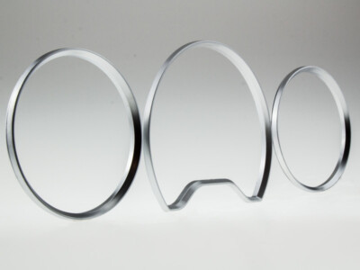 Satin Matte Speedometer Rings Dial Rings Speedometer Rings Mercedes C Class W202 96-00 CLIPSE