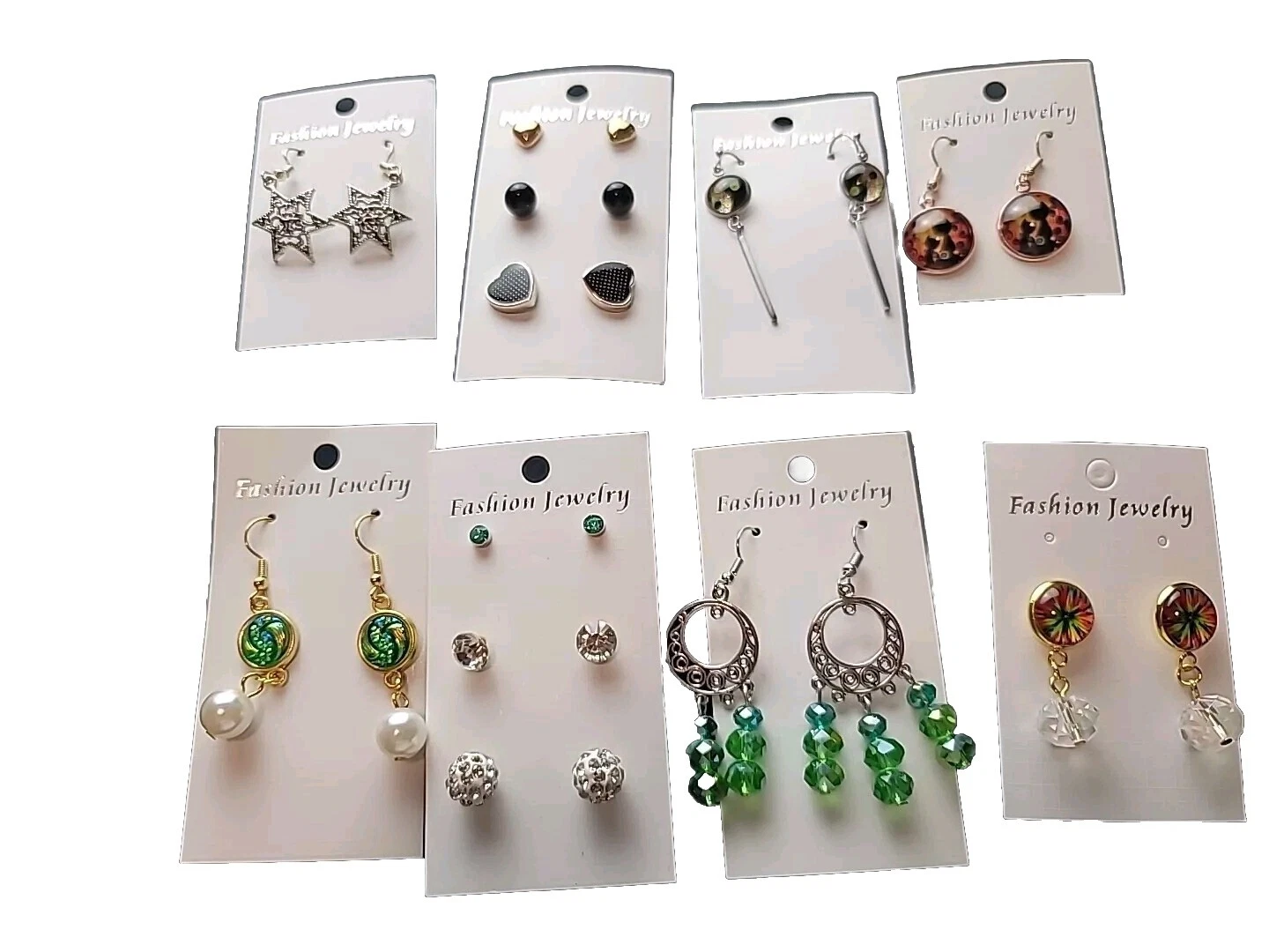 Beauty Glass Fashion Earrings