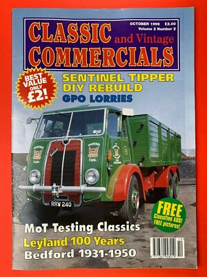 Classic & Vintage Commercials Magazine - Oct 1996 - Vol.2 No.2 - Leyland 100 yrs