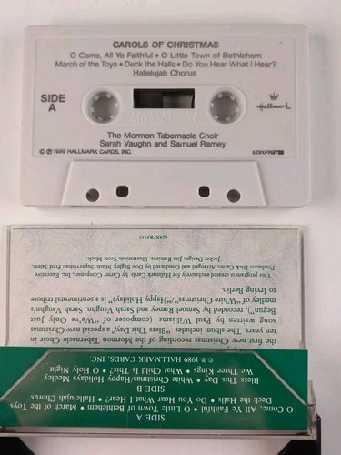Christmas Holiday Music Carols of Christmas Vintage 1989 Hallmark TESTED - Picture 4 of 5