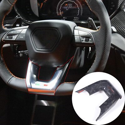 Forged Carbon Fiber Steering Wheel Frame Trim For Lamborghini URUS 2018-2021
