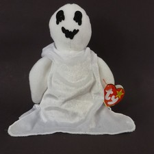 TY BEANIE BABIES White Ghost SHEETS 1999 Mint with Tags