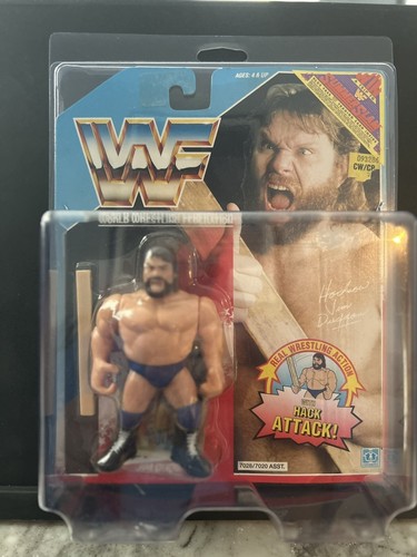 1990 WWF Hasbro Sports Action Figure Hacksaw Jim D...