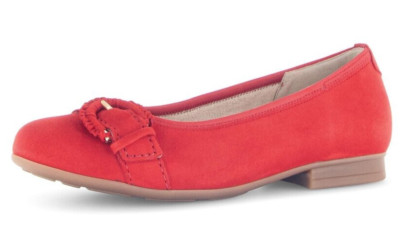 Gabor 62.463.38 Rot Gr. 38 Damen Leder Ballerinas UVP: 99,95  (6463)