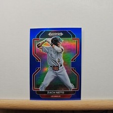 2022 Prizm Draft Picks Baseball Zach Neto base BLUE Prizm card # PDP13