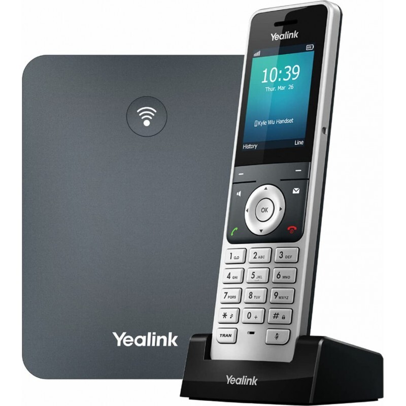 ⭐YEALINK W76P TELEFONO CORDLESS IP DECT 10 ACCOUNT VOIP BASE W70B + CORDLESS
