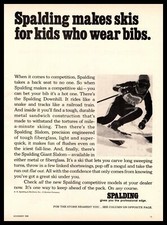 1969 A. G. Spalding & Brothers Inc. Pubblicità sci da neve discesa stampa vintage
