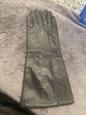 Vintage Worthington Ladies 15.5  Leather Gloves Sz Small, Dark Chocolate