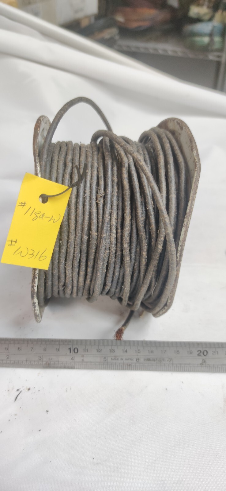 NOS #11ga Western Electronics Stranded Copper Waxed Cloth wire 6M (W316 ...