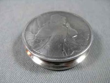 Joli boite à pilule, Argent ma…
