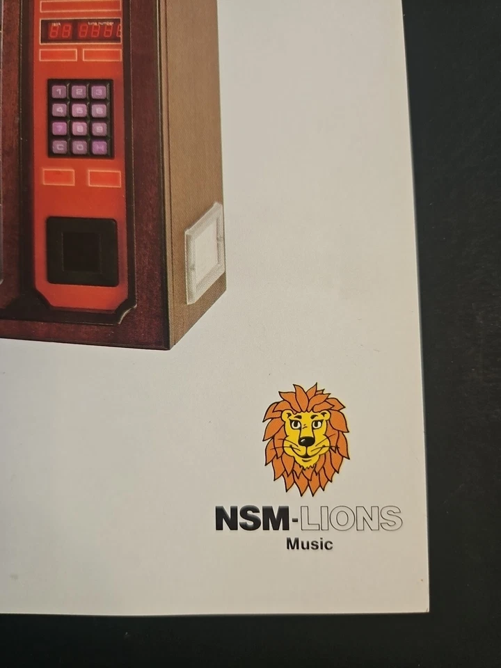 N.S.M. NSM CD Caravelle Wall-Box (1989/1990) juke box jukebox Flyer Brochure NEW - Image 2 of 4