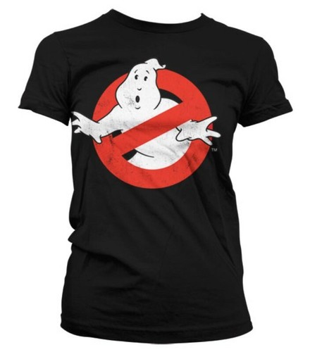 Ghostbusters Distressed Logo Ghostbusters II Retro Movie Maglietta