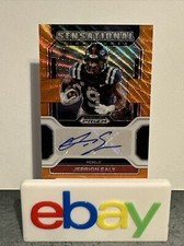 2023 Chronicles Prizm Draft Picks Jerrion Ealy #SS-JEA Auto 46/75 Orange Wave