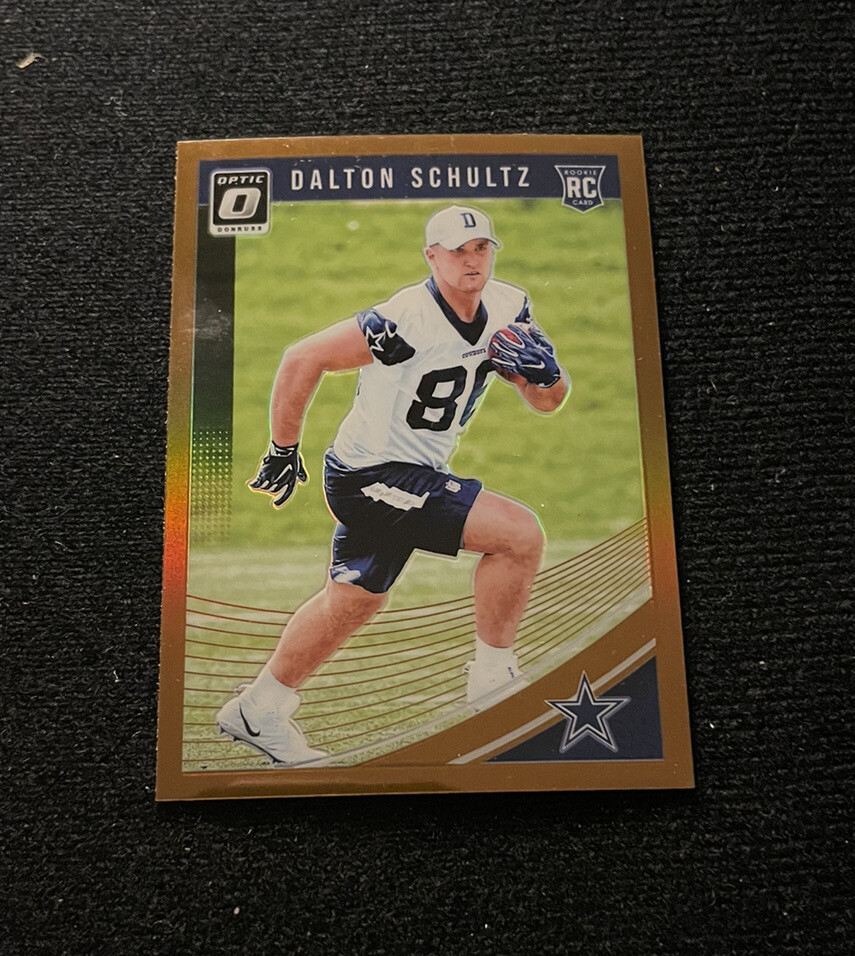 2018 Donruss Optic Dalton Schultz #137 Rookie RC Bronze Cowboys