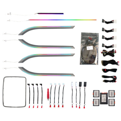 64 Color For 13-18 Range Rover Sport Gradient Ambient Lighting Atmosphere Light