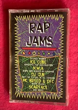 "RAP JAMS" RARE SEALED CASSETTE TAPE 1991 NWA Scarface DJ QUIK DOC Gang Starr+++