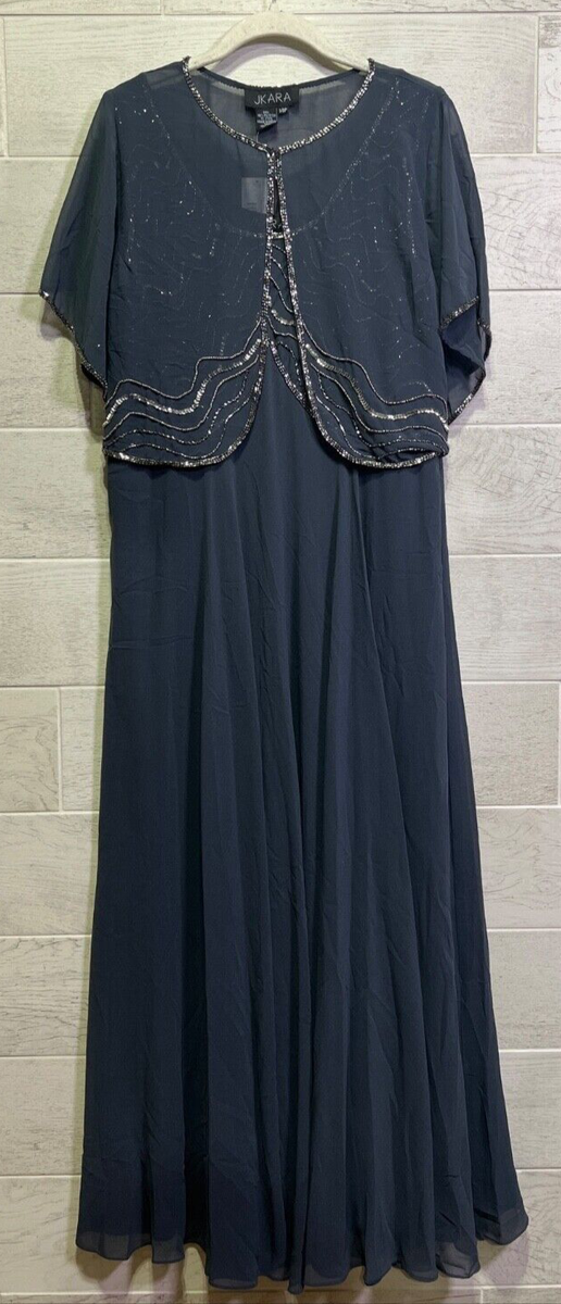 j kara beaded jacket dress Selinadres High Neck Beaded Long Prom Dress Sleeveless Evening Gown CB –  SELINADRESS main image 0