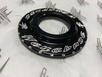 HAYABUSA BLACK ROTOR BLOCK OFF BEAUTY RING 99-07 SUZUKI HAYABUSA *FLAWED