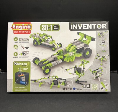 (NIB) Engino Robotics Platform (ERP) Inventor 30 Models Motorized Set