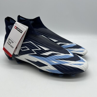 Nuevos botines de fútbol Lotto Solista 100 VI Gravity FG azul