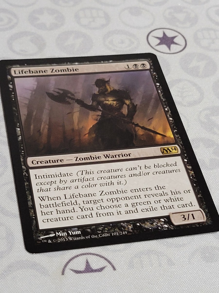 C3508 MAGIC MTG M14 CORE SET 2014 LIFEBANE ZOMBIE #101 LP RARE | eBay