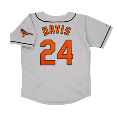 Eric Davis Baltimore Orioles 1997 Road Men's Grey Jersey w/ Team Patch (S-3XL)