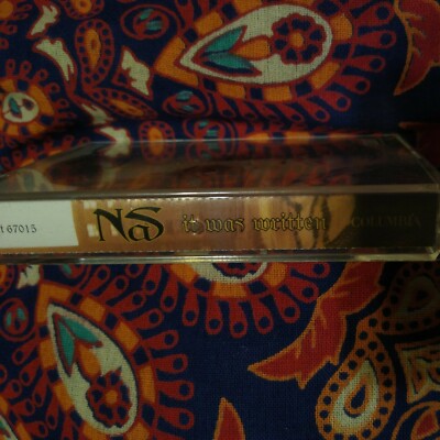 Nas “It Was Written” 1996 Original Cassette Tape VINTAGE Hip Hop 