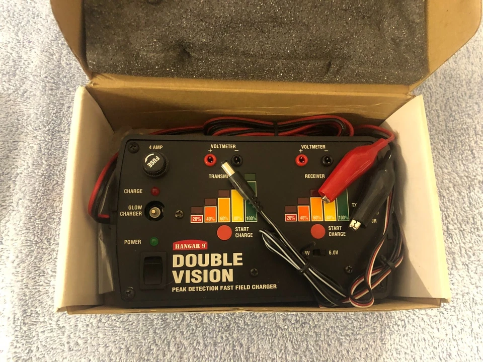 Hangar 9 Double Vision Ni-Cad Battery Field Charger HAN114 NEW!! - Image 2 of 4