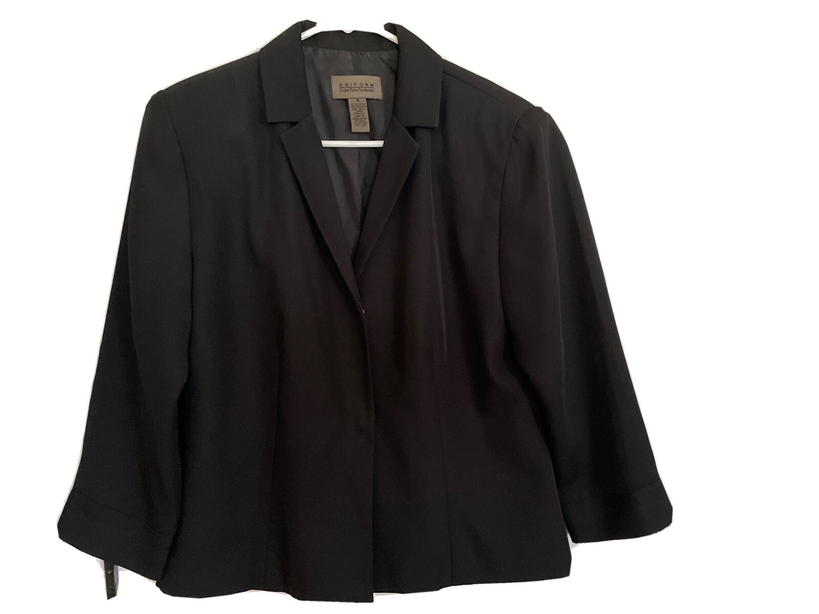 Uniform john paul Richard Women Jacket. Black Size 8 Gem