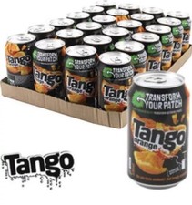 1 CRATE / 24 CANS - TANGO ORANGE 330ml +  24H DELIVERY - UK CHEAPEST