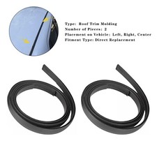 2pcs Roof Drip Molding Trim Center Rubber For Scion Xb 2008-2015 F8 2pcs Roof Drip Molding Trim Center Rubber For Scion Xb 2008-2015 F8