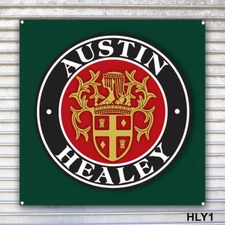Austin Healey Banner Sign Wall Art