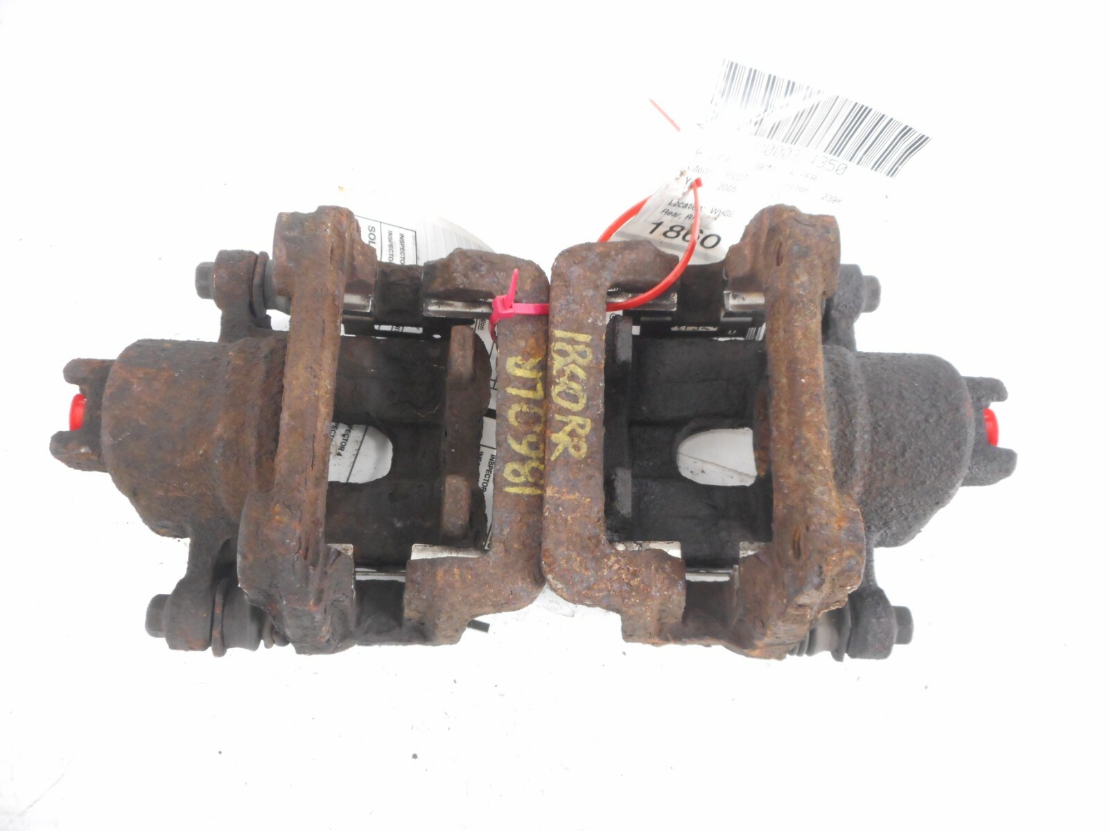 Honda Pilot Brake Caliper Pair Rear Driver Left Passenger Right OEM